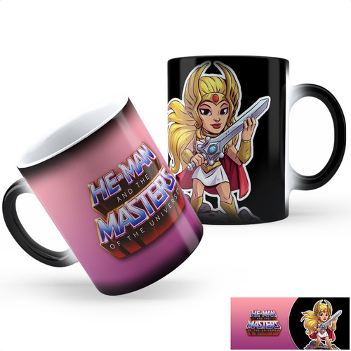 Taza Mágica He Man She Ra Calidad