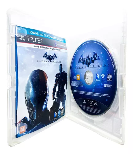 Jogo Pc Dvd Batman Arkham Origins Mídia Física Lacrado 4550