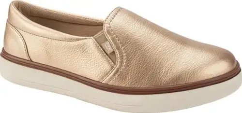 Zapatos flexi dorados sales