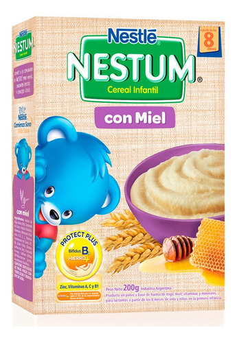 Nestum Cereal Infantil Con Miel +6m X 200 Gr
