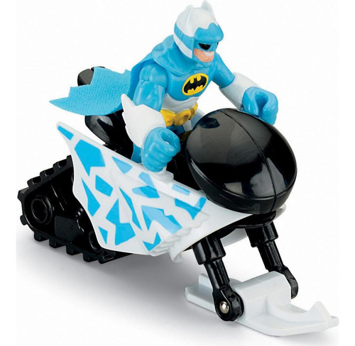 Fisher-price Batman Ártico Con Moto De Nieve