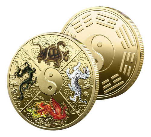 Ye Moneda China Moneda La Suerte Metal Tai Chi I Ching Co