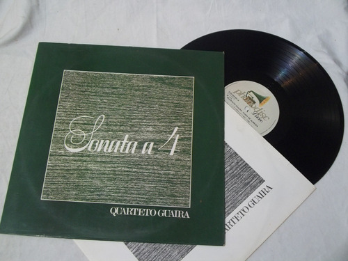 Lp Vinil - Sonata A 4 - Quarteto Guaira