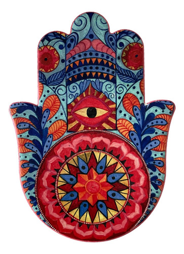 Kit 4 Portavasos De Ceramica Diseños Mandala Coloridos