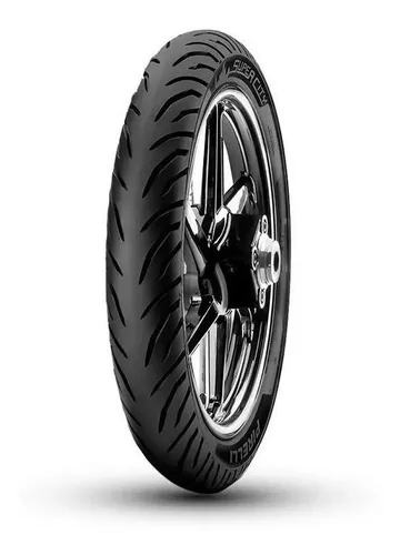 Llanta trasero para moto Pirelli Super City para uso cámara de 100/90-18 P 56 1 unidad