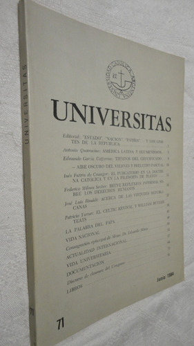 Revista Universitas - Nro 71 - Junio 1984