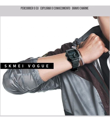 Relogio Skmei Digital Militar Crono Luz (invicta,oakley,tomm