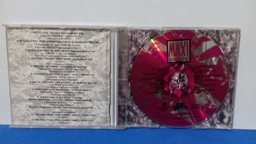Cd Maxi Dance 1995 (excelente) Euro Dance 1995 (Usado)