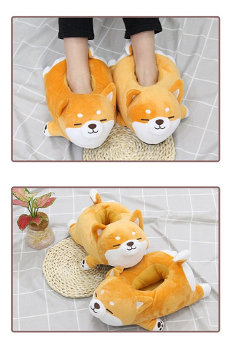 Imagen 8 de 9 de Pantuflas Perrito Shiba Inu Kawai Cerradas