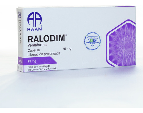Ralodim Venlafaxina Liberacion Prolongada 75mg C/10 Tab Raam