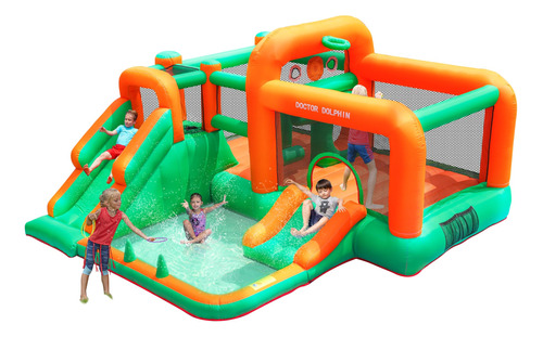 Doctor Dolphin Casa Inflable De Rebote Con Bouncers Slide Pa