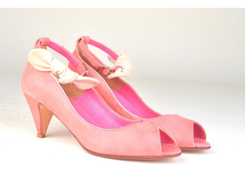 Imagen 2 de 6 de Zapatos Sandalias De Cuero De Mujer - Paris - Ferraro