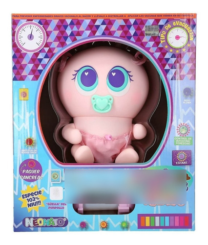 Imagen 1 de 4 de Muñeco Bebe K-kito Kktalina Rosa
