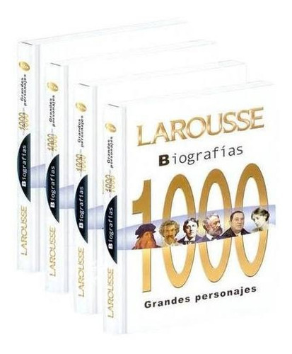 1000 Grandes Biografías, De Vários Autores. Editorial Larousse En Español