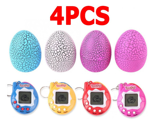 4pcs Juegos De Turning Rojo Tamagochi Ingenio Tamagotchi