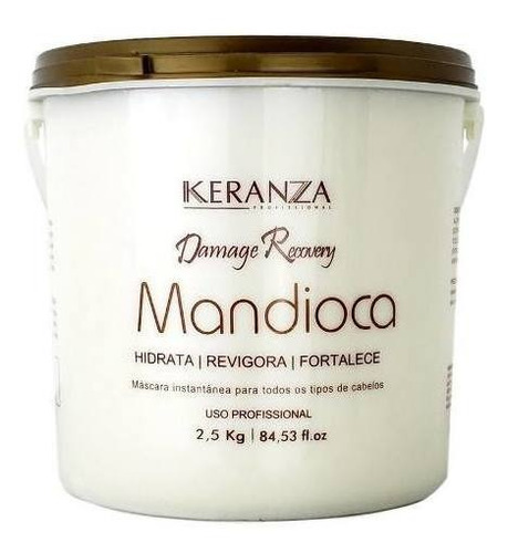 Keranza Demage Recovery Mascara Mandioca 2,5 Kg