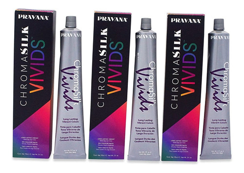 Pravana Colores Vívidos Para El Cabello, Color Violeta Fuert