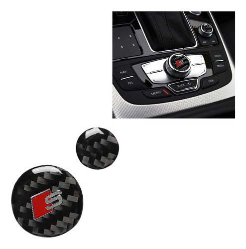 Adhesivo Multimedia Con Perilla Para Audi A6 2012-2018