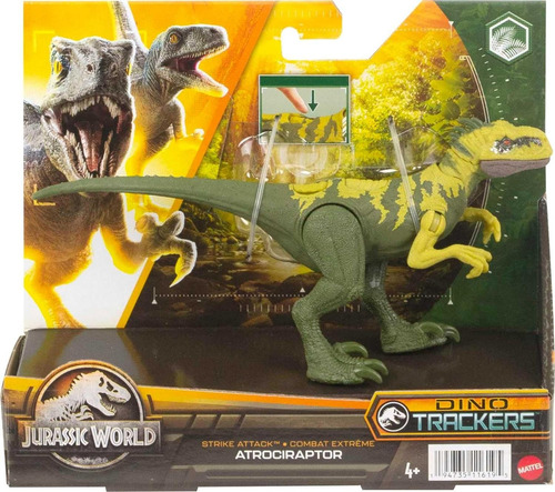 Jurassic World Strike Attack Dinosaurio Atrociraptor Mattel®