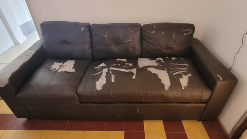 Sillon 3 Cuerpos De Resortes (cuerina)