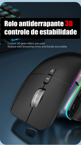 Mouse Ergonomico Tri-mode Seenda Wireless Bluetooth 2.4ghz