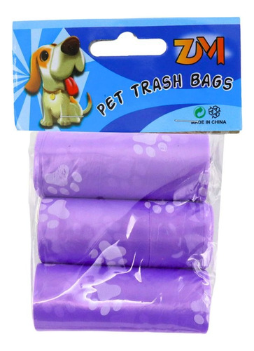 Repuestos Bolsas Para Fecas Pack X3 Und Para Perro Mascotas