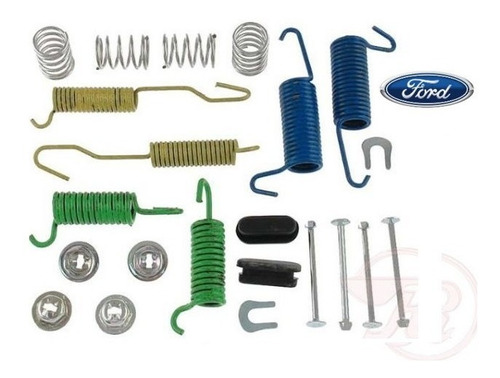 Kit De Resortes Frenos Traseros Zephyr, Mustang (2 Ruedas)