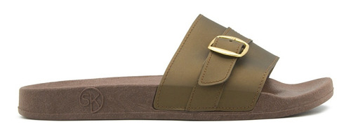 Sandalias Baño Playa Para Mujer Ultra Cómodas Sandak Café