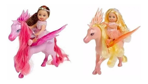 Kelly Y Pegaso Barbie La Magia Del Pegaso Mattel Ref. 45