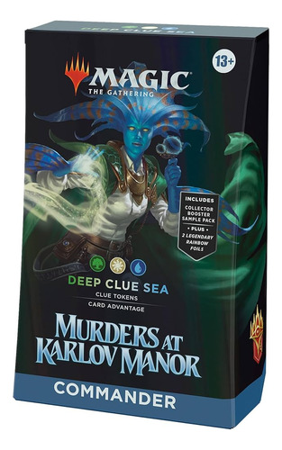 Magic Murders At Karlov Commander Deck Deep Clue Sea Inglés