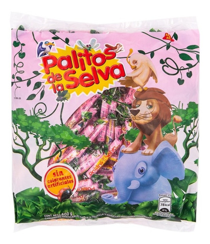 Bolsa Caramelos Palitos De La Selva 600 Gr 