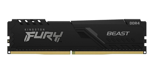 Memoria RAM Fury Beast DDR4 gamer color negro 8GB 1 Kingston KF426C16BB/8