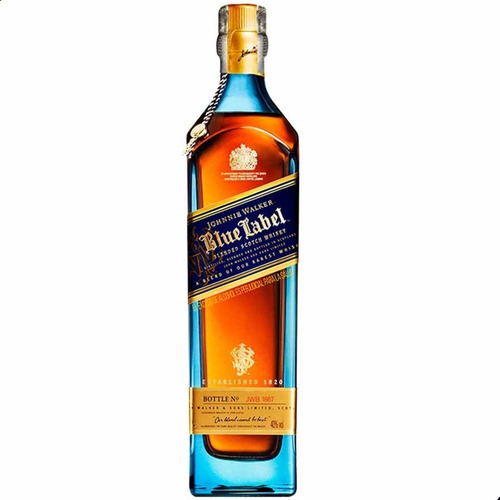 Whisky Johnnie Walker Blue Label Etiqueta Azul Importado 