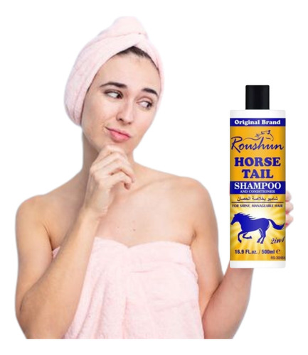 Shampoo Y Acondicionador Horse Tail Anti Caída Caballo 500ml