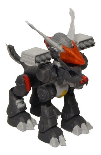Medabot Black Garuru Medal Digimon Metalgarurumon Pixelados_