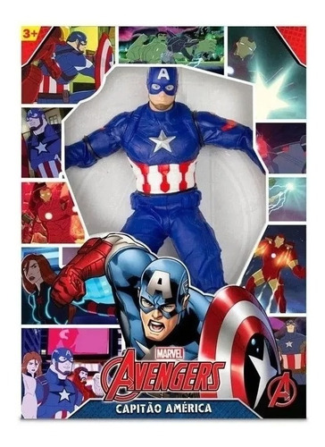 Boneco Capitão America Revolution Grande - Mimo