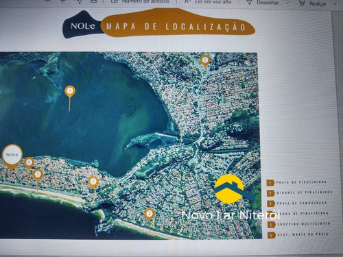 Imagem 10 de 15 de *** Lançamento Em Piratininga Quadra Da Praia 1 Qto E Cobertura Com Vaga - 169