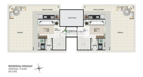 Imagem 10 de 13 de Cobertura Residencial À Venda, Carmo, Belo Horizonte - Co0166. - Co0166