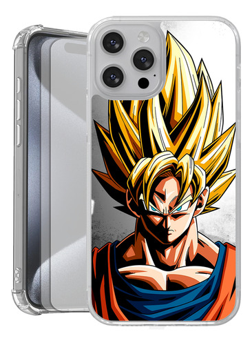 Funda + 2 Micas Acrigel Para Iphone (todos) Dragoon Bal Dragoon Bal Iphone 13 Pro
