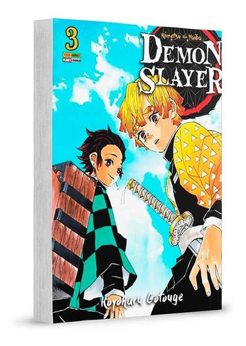 Mangá - Demon Slayer: Kimetsu No Yaiba - 03 - Novo/lacrado