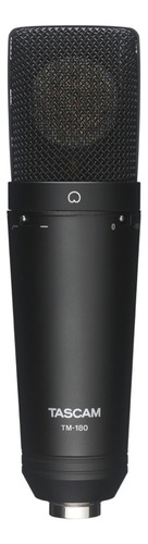 Microfone Condensador Com Diafragma Grande Tascam Tm-180