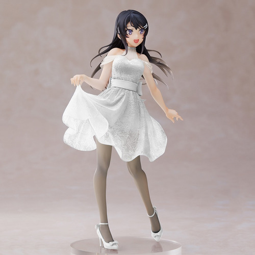 Sakurajima Mai Coreful Figure Clear Dress Ver. White (taito)