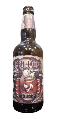 Cerveja Artesanal, Red Jack, Wood Aged Ale, 500ml