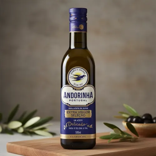 Kit C/2 Azeite De Oliva Extra Virgem Seleção Andorinha 500ml