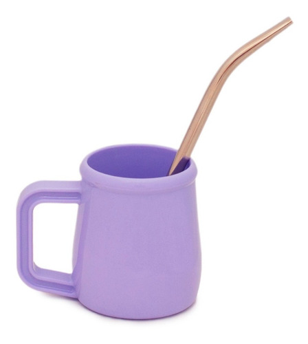 Mate Asa Color Bombilla Vaciado Fácil Regalo Hombre Mujer