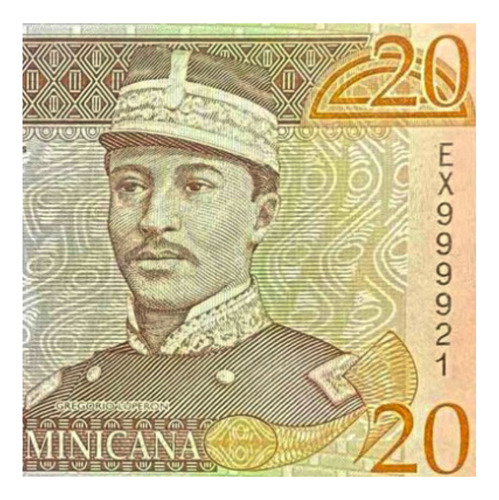 Republica Dominicana - 20 Pesos - Año 2002 - P #169