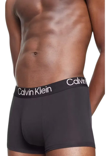 Boxer Trunk Calvin Klein Ultra-soft Negro 3 Pack Para Hombre