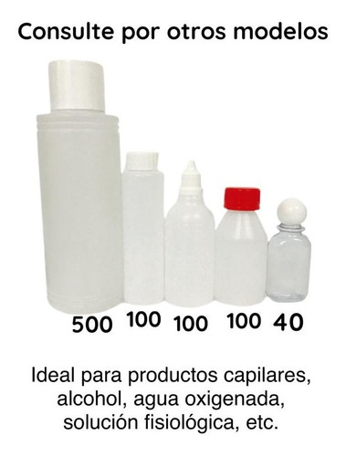 Imagen 8 de 10 de Envases Plasticos Para Shampoo 500 Cc X 100 Un