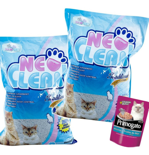Imagen 1 de 3 de Arena Sanitaria Aglomerante Neo Clean 20 Litros / 16kg