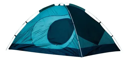 Barraca de Camping Impermeável Para 2 Pessoas Takoma Verde e Preto